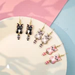 Cat Dangle Earrings- Cute Animal Jewelry