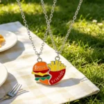 Hamburger Fries BFF Necklaces