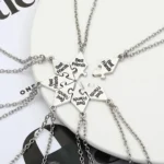 Best Friends Puzzle Necklace Set for 2-8 Best Friends Squad