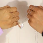 Heartbeat Magnetic BFF Necklaces for Best Friend Couples