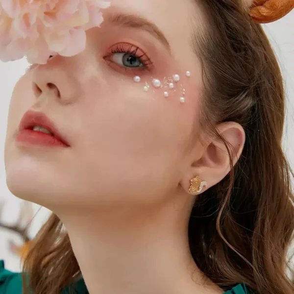 Squirrel Acorn Earrings