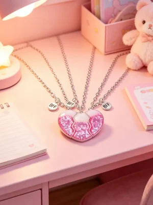 Magnetic Heart BFF Necklace