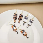 Cat Dangle Earrings- Cute Animal Jewelry