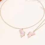 BFF Butterfly Necklace-2 Best Friend Jewelry