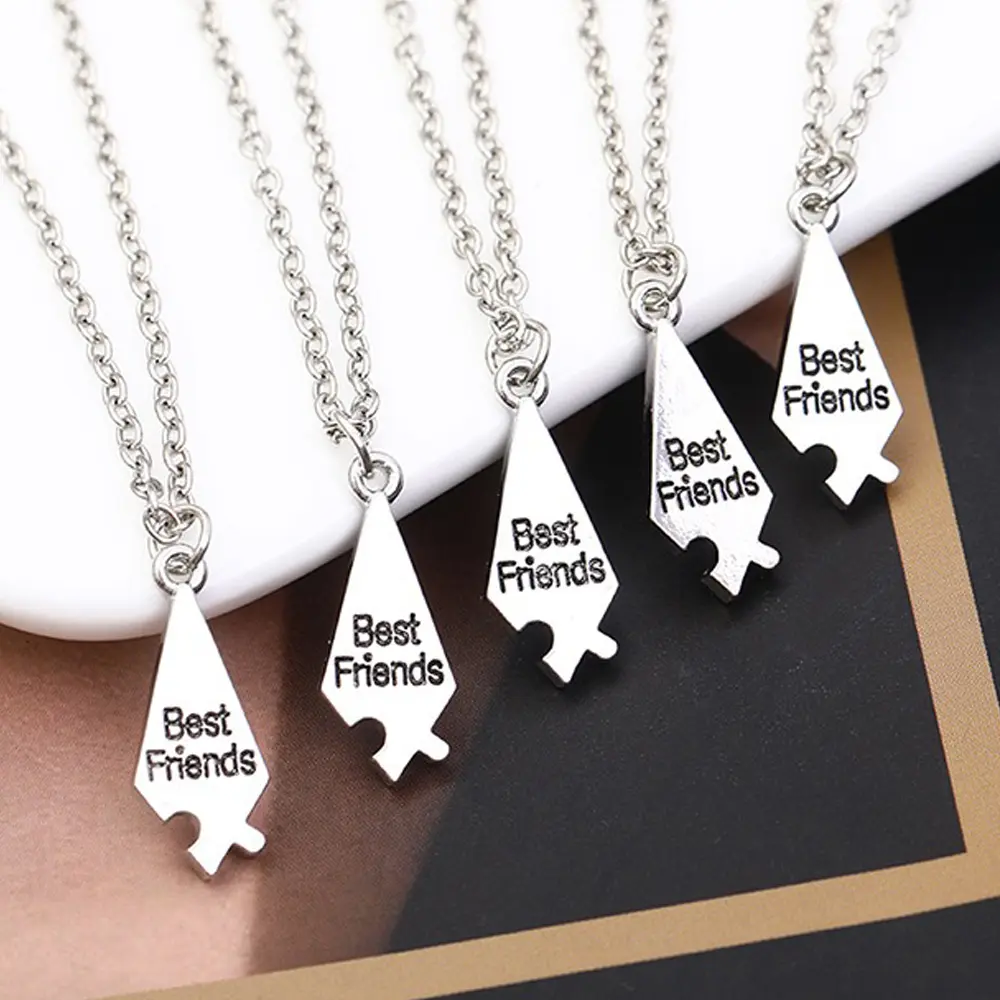 Best Friends Puzzle Necklace