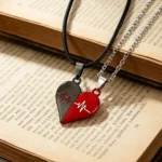 Heartbeat Magnetic BFF Necklaces for Best Friend Couples