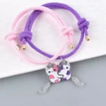 Cute Cartoon Cat BFF Bracelets for 2 Best Friends