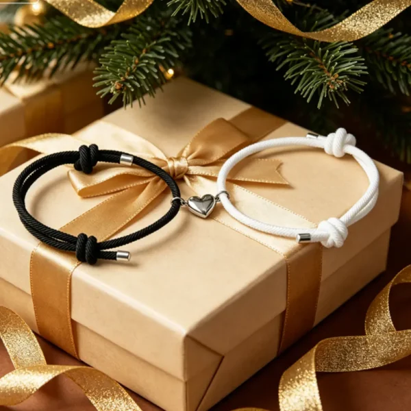 Magnetic Heart BFF Bracelets for 2 Best Friends