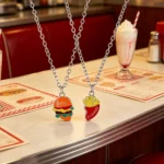 Hamburger Fries BFF Necklaces