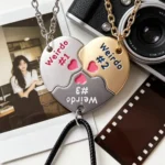 Weirdo #1 #2 #3 BFF Necklace for 3 Best Friends
