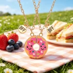 Magnetic Donut BFF Necklaces
