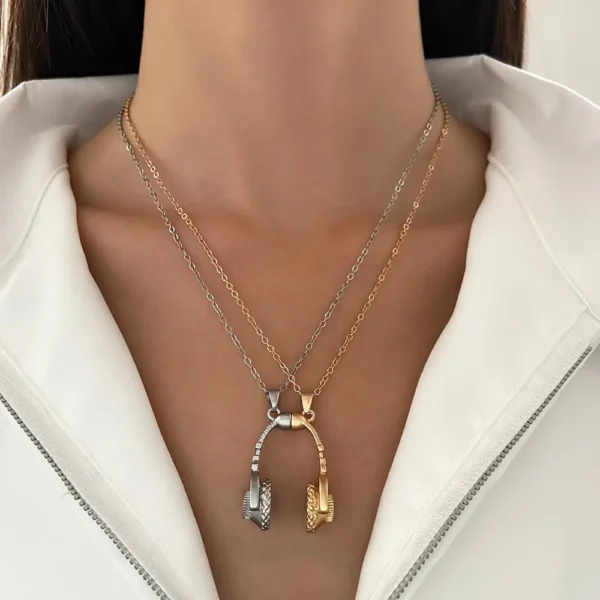 Magnetic Headphone Necklace Set