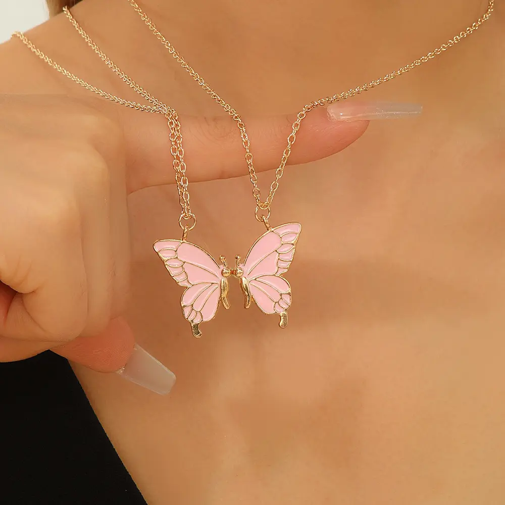 BFF Butterfly Necklace