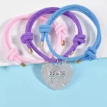Starry Broken Heart BFF Bracelets for 3 Best Friends