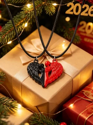 Angel Wing Heart BFF Necklaces