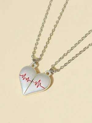 Heartbeat Magnetic BFF Necklaces