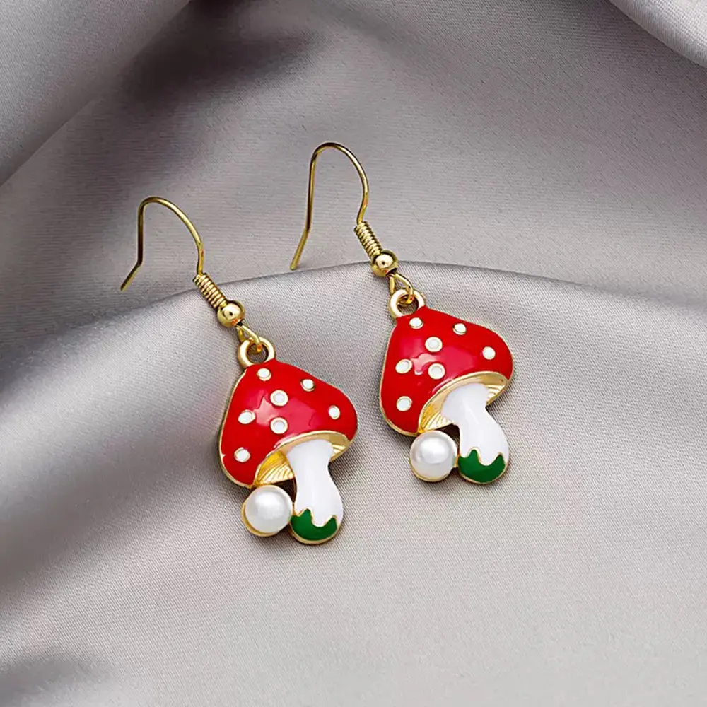 Mushroom Earrings