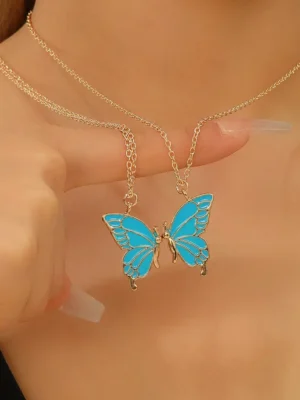 BFF Butterfly Necklace