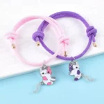 Cute Cartoon Cat BFF Bracelets for 2 Best Friends