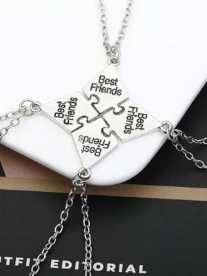 Best Friends Puzzle Necklace