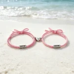 BFF Heart Magnetic Bracelets-2Pcs Best Friends Gift