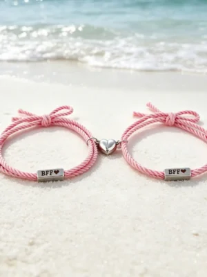 BFF Heart Magnetic Bracelets