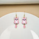 Cat Dangle Earrings- Cute Animal Jewelry