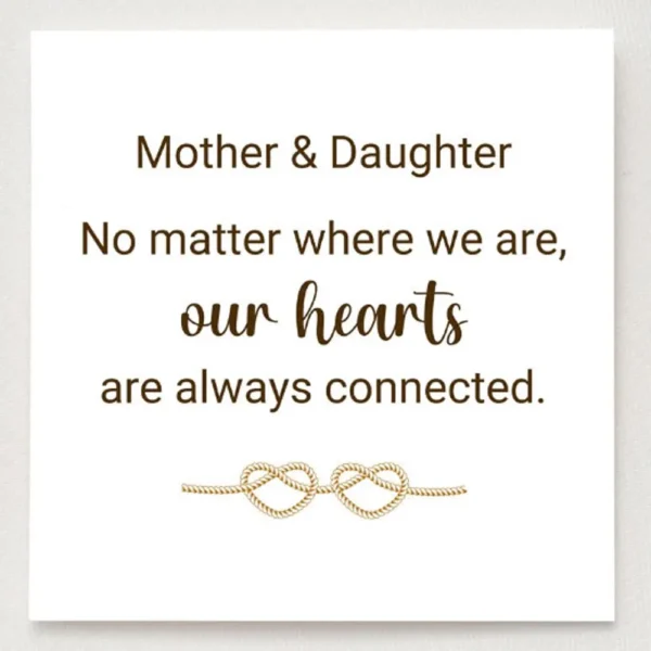 Mother & Daughter Matching Heart Beat Bracelet Set