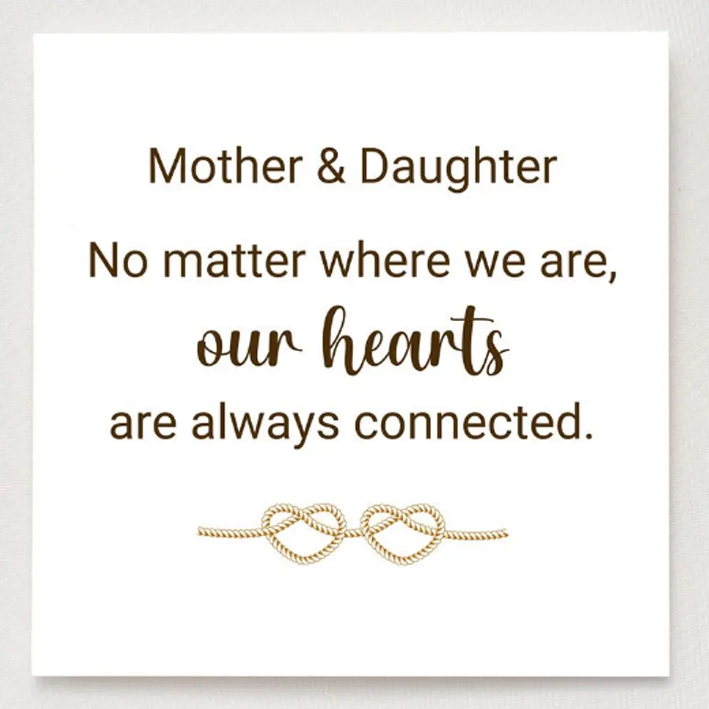 Mother & Daughter Matching Heart Beat Bracelet