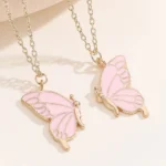 BFF Butterfly Necklace-2 Best Friend Jewelry