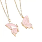 BFF Butterfly Necklace-2 Best Friend Jewelry