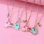 Magnetic Elephant BFF Necklaces - 2 Best Friend Necklaces