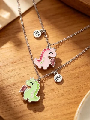 Cute BFF Dinosaur Necklaces