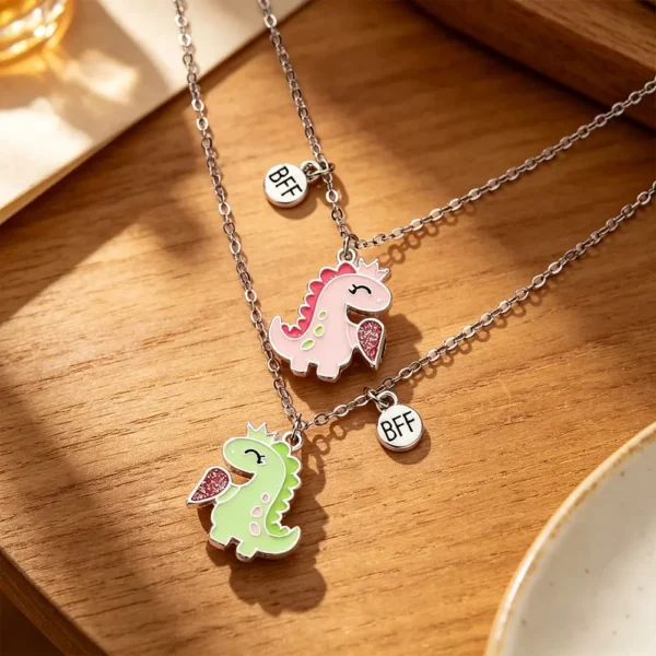 Cute BFF Dinosaur Necklaces - 2PCS Best Friend Forever