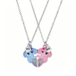 Cute Elephant BFF Necklace 2PCS Friendship Matching Jewelry