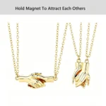 Handshake BFF Matching Necklaces Best Friend Gift
