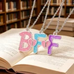 BFF Letter Necklaces 3 Best Friends Friendship Jewelry