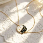 Cat BFF Matching Necklaces Friendship Gift Jewelry