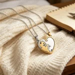Cute Kitten BFF Necklaces Matching Best Friend Gift