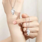 Forever BFF Matching Necklaces Best Friend Pendant Gift 2PCS