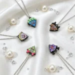 Cute Monster BFF Necklaces|5 Piece Matching Pendant Gift