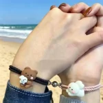 Magnetic Bear & Bunny Bracelets for Best Friend