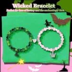 Wicked Matching Bracelet Set Magnetic Heart Charm 2PCS