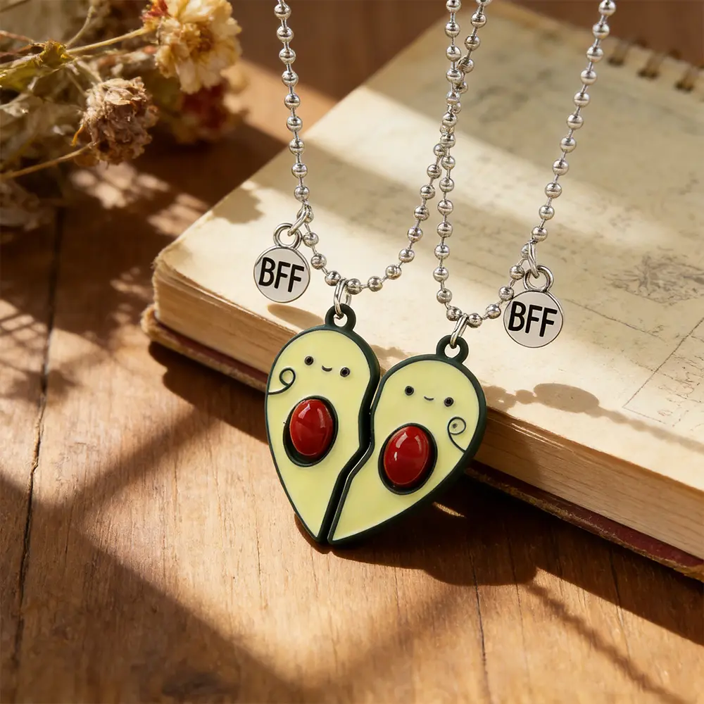 Avocado BFF Matching Necklaces
