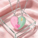 Sun Moon Best Friends Necklaces - 2PCS BFF Friendship Gift