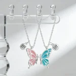 Butterfly BFF Friendship Necklaces Aesthetic Friendship Jewelry