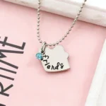 Best Friends Forever BFF Necklaces-3/4 Puzzle Necklace