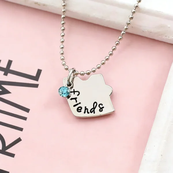 Best Friends Forever BFF Necklaces-3/4 Puzzle Necklace