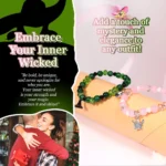 Wicked Matching Bracelet Set Magnetic Heart Charm 2PCS