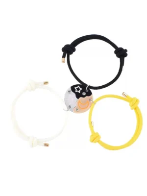 Sun Moon Star  Bracelets for 3 Best Friend